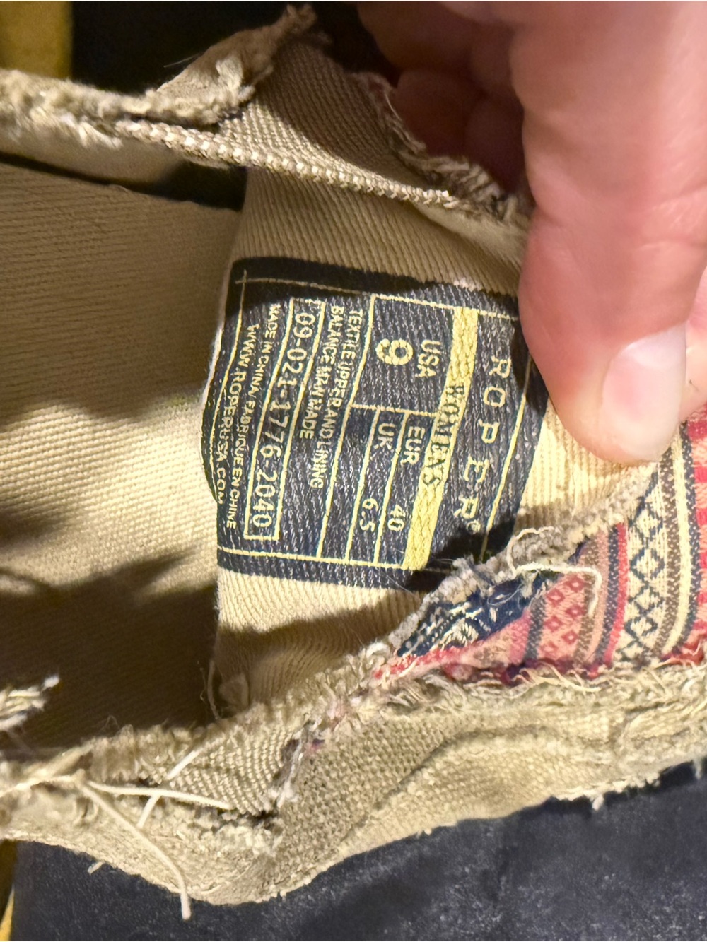 Distressed Roper Slip-ons - Picture 4 of 4